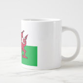 Dragon Flag of Wales, Celtic Welsh National Flag Grote Koffiekop (Rechts)
