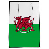 Dragon Flag of Wales, Celtic Welsh National Flag Medium Cadeauzakje (Achterkant)