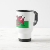 Dragon Flag of Wales, Celtic Welsh National Flag Reisbeker (Voorkant rechts)