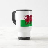 Dragon Flag of Wales, Celtic Welsh National Flag Reisbeker (Voorkant links)