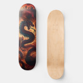 Dragon flame skate persoonlijk skateboard (Voorkant)