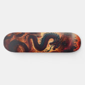 Dragon flame skate persoonlijk skateboard (Horizontaal)
