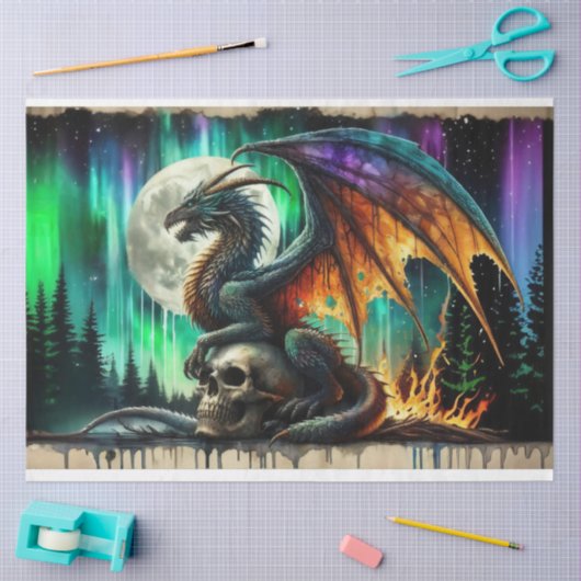 Dragon Flame Tissuepapier (Craft)