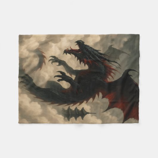 Dragon Fleece Deken (Voorkant (Horizontaal))