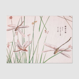 DRAGON FLES MET GRAS-weefselpapier Tissuepapier