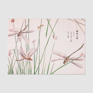 DRAGON FLES MET GRAS-weefselpapier Tissuepapier