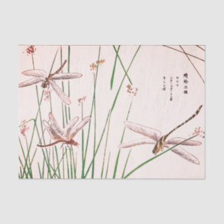 DRAGON FLES MET GRAS-weefselpapier Tissuepapier