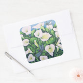 Dragon Flies Vierkante Sticker (Envelop)