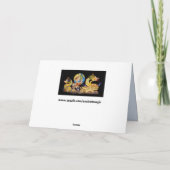 Dragon Float wenskaart Kaart (Achterkant)