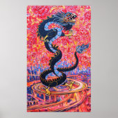 Dragon Flowers over het Poster van de stad (Voorkant)