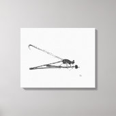 Dragon Fly Canvas Afdruk (Voorkant)