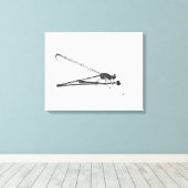 Dragon Fly Canvas Afdruk (Insitu (Houten vloer))