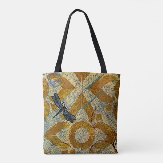 Dragon Fly Canvas tas (Achterkant)
