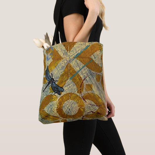 Dragon Fly Canvas tas (Dichtbij)