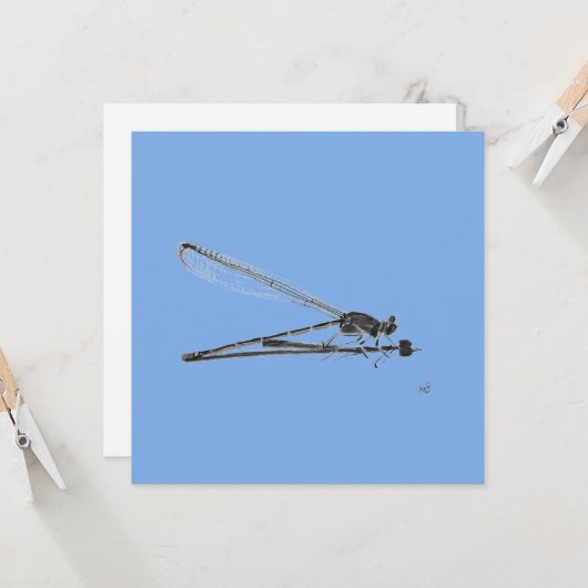 Dragon Fly Kaart (Voorkant / Achterkant in situ)