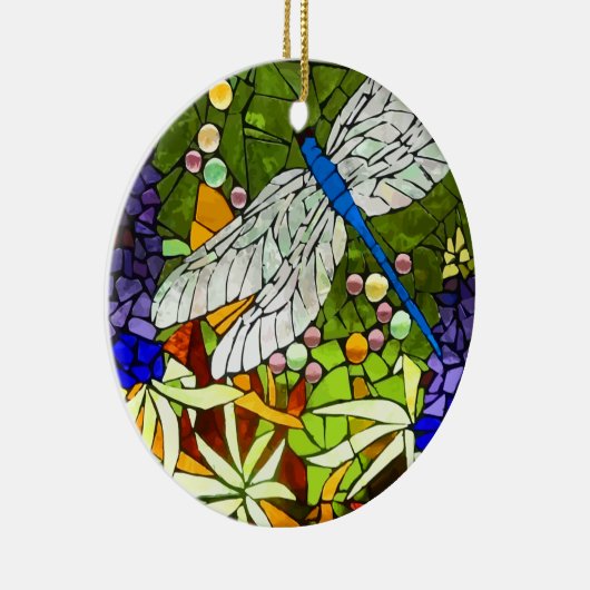 dragon-fly, libélula keramisch ornament (Rechts)