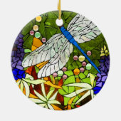 dragon-fly, libélula keramisch ornament (Achterkant)