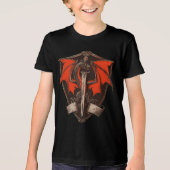 Dragon Fly Tri-blend T-shirt (Voorkant)