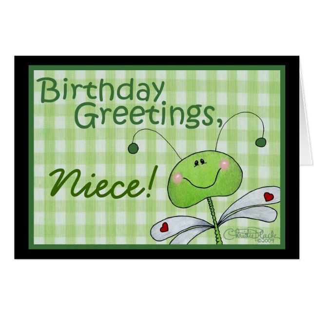 Dragon Fly Verjaardag personaliseren (Voorkant Horizontaal)