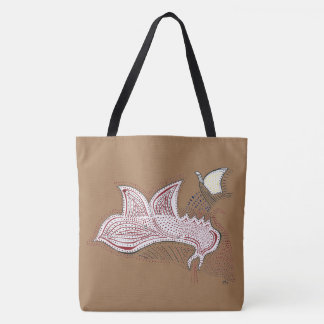 Dragon Flying Tote Bag