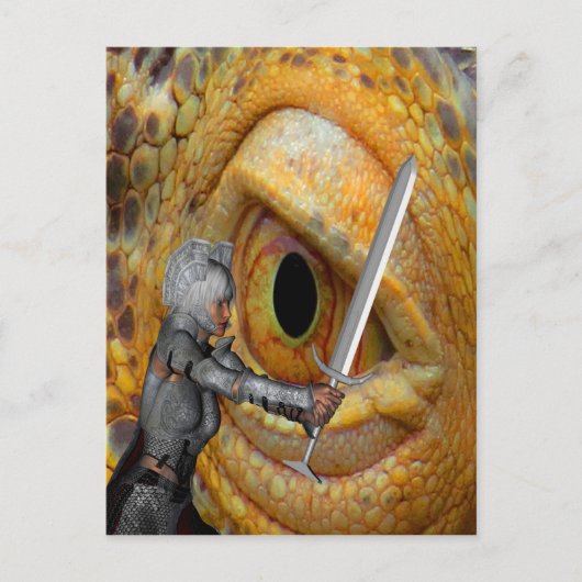 Dragon Folk Briefkaart (Voorkant)
