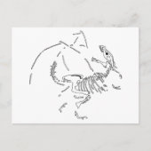 Dragon Fossils Briefkaart (Voorkant)