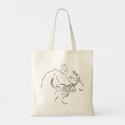Dragon Fossils Tote Bag (Achterkant)