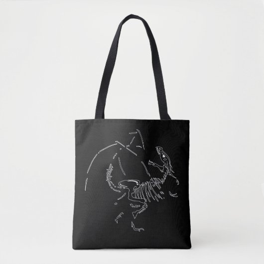 Dragon Fossils Tote Bag (Voorkant)