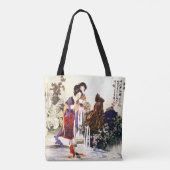 Dragon Fountain Canvas tas (Achterkant)