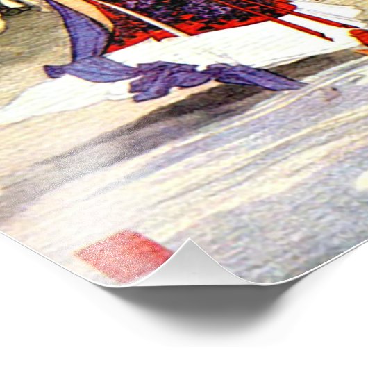 Dragon Fountain Foto Afdruk (Hoek)