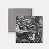 Dragon fridge magnet (Voorkant / Achterkant)