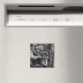 Dragon fridge magnet (Insitu (Vaatwasser))