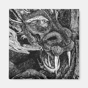 Dragon fridge magnet
