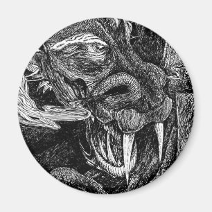 Dragon fridge magnet