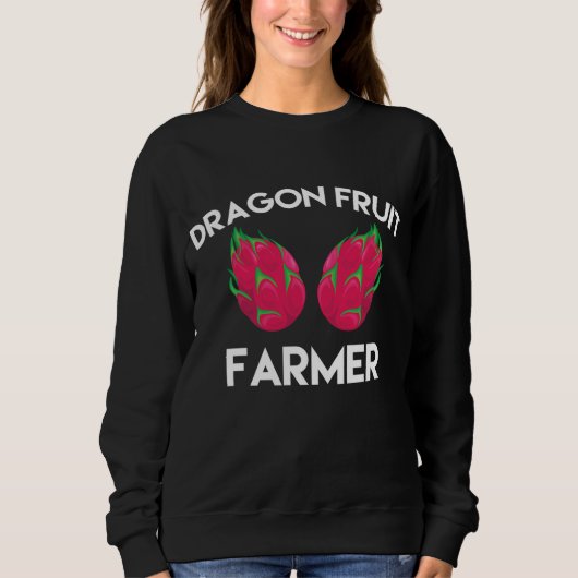 Dragon Fruit Boer Outfit Liefde Tropisch Voedsel Trui (Voorkant)