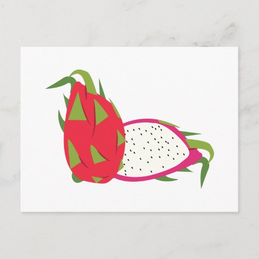 Dragon Fruit Briefkaart (Voorkant)