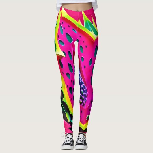 Dragon Fruit Dream Leggings (Voorkant)