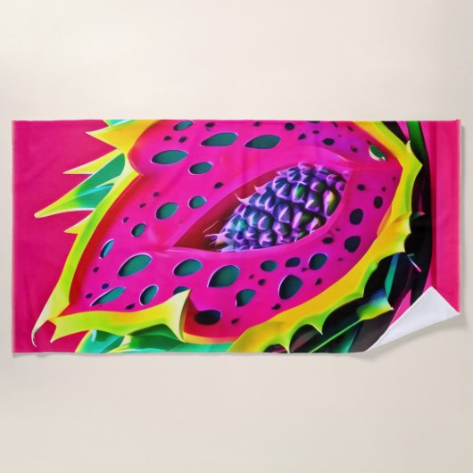 Dragon Fruit Dream Strandlaken (Voorkant)