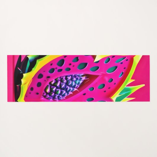 Dragon Fruit Dream Yogamat (Achterkant (horizontaal))