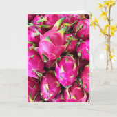 Dragon Fruit Kaart (Gele Bloem)