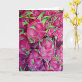 Dragon Fruit Kaart (Gele Bloem)