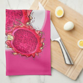 Dragon Fruit Kitchen Towels Theedoek (Quarter Fold)