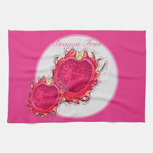 Dragon Fruit Kitchen Towels Theedoek (Horizontaal)