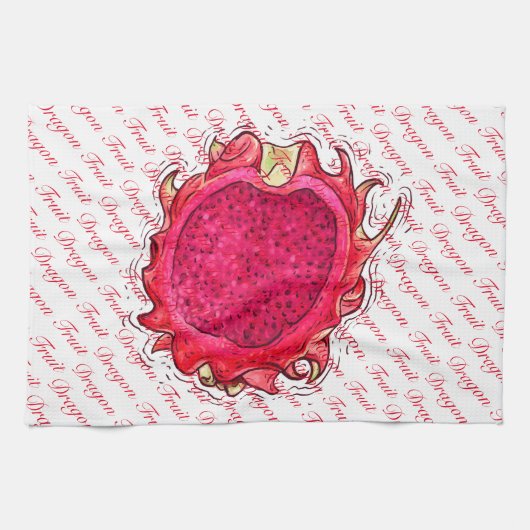 Dragon Fruit Kitchen Towels Theedoek (Horizontaal)