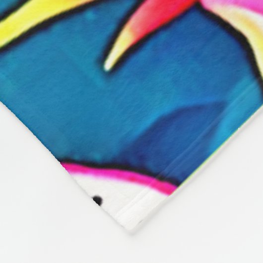 Dragon Fruit Pattern Art Fleece Deken (Hoek)