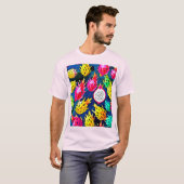 Dragon Fruit Pattern Art T-shirt (Voorkant volledig)