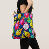 Dragon Fruit Pattern Art Tote Bag (Dichtbij)