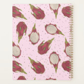 Dragon Fruit Pattern Tropical Personalized Custom Planner (Achterkant)