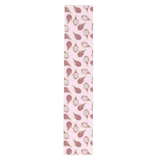 Dragon Fruit Pattern Tropical Pitaya Exotic Cute Medium Tafelloper (Voorkant)