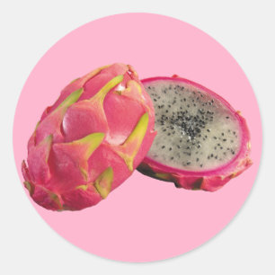 Dragon Fruit Ronde Sticker